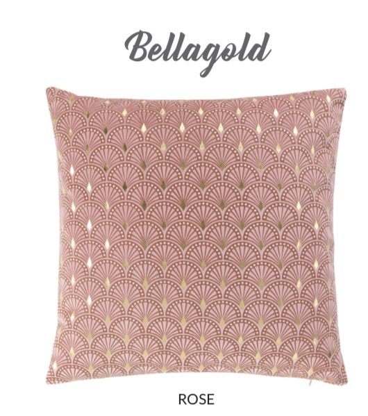 Bellagold Pink Cushion Cover